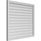 Ekena Millwork Vertical Surface Mount PVC Gable Vnt: Non-Functional, w/2"W x 1-1/2"H, Brickmould Frame, 40"W x 36"H GVPVE40X3602SN - alternate 2